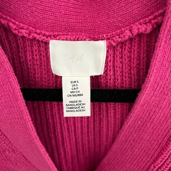 H&M Fuchsia Button-Up Cardigan - Picture 4 of 4